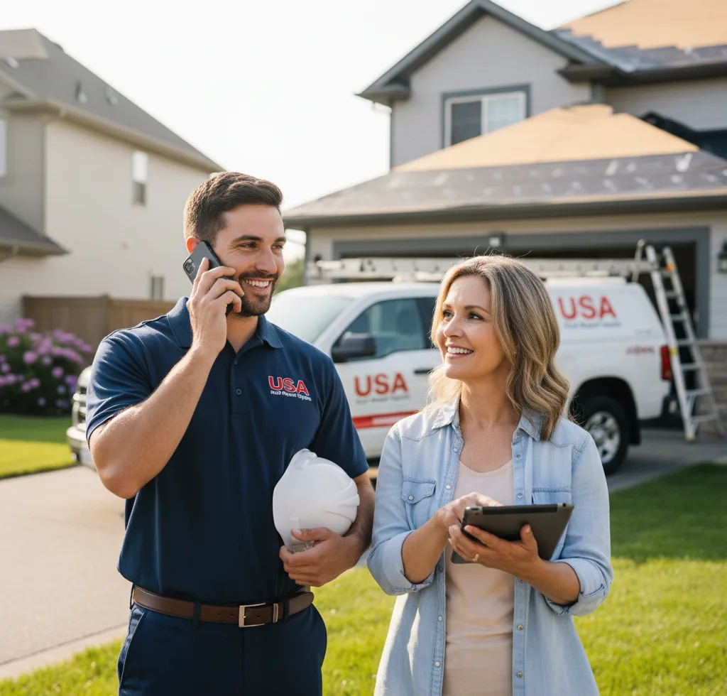 USA Roof Repair Experts customer support in East Berlin